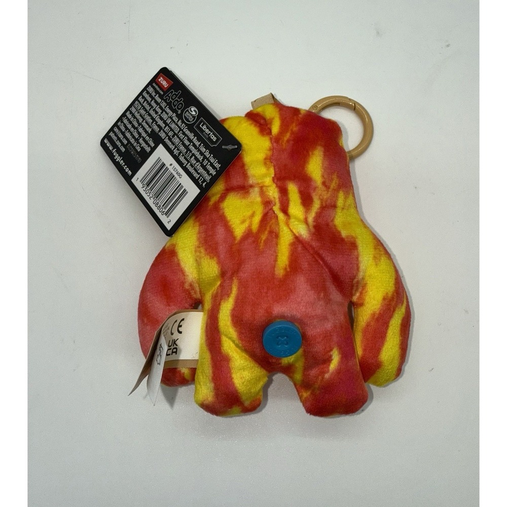 FUGGLER Keyring Plush Keychain Funny Ugly‎ New Monster Collectible BLUE BUTTON